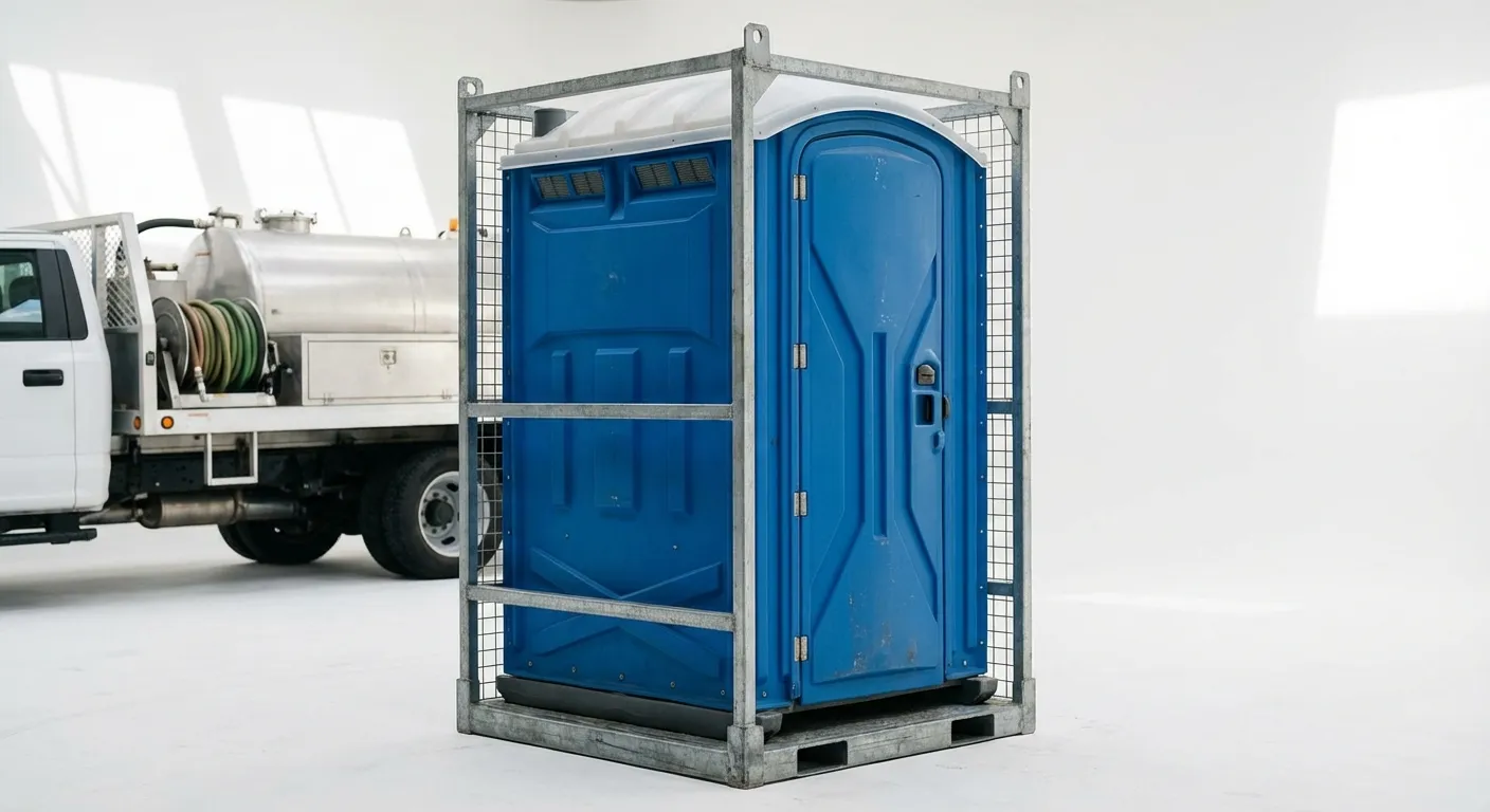 Crane-Liftable Portable Toilet Technical Specifications in Merced, CA