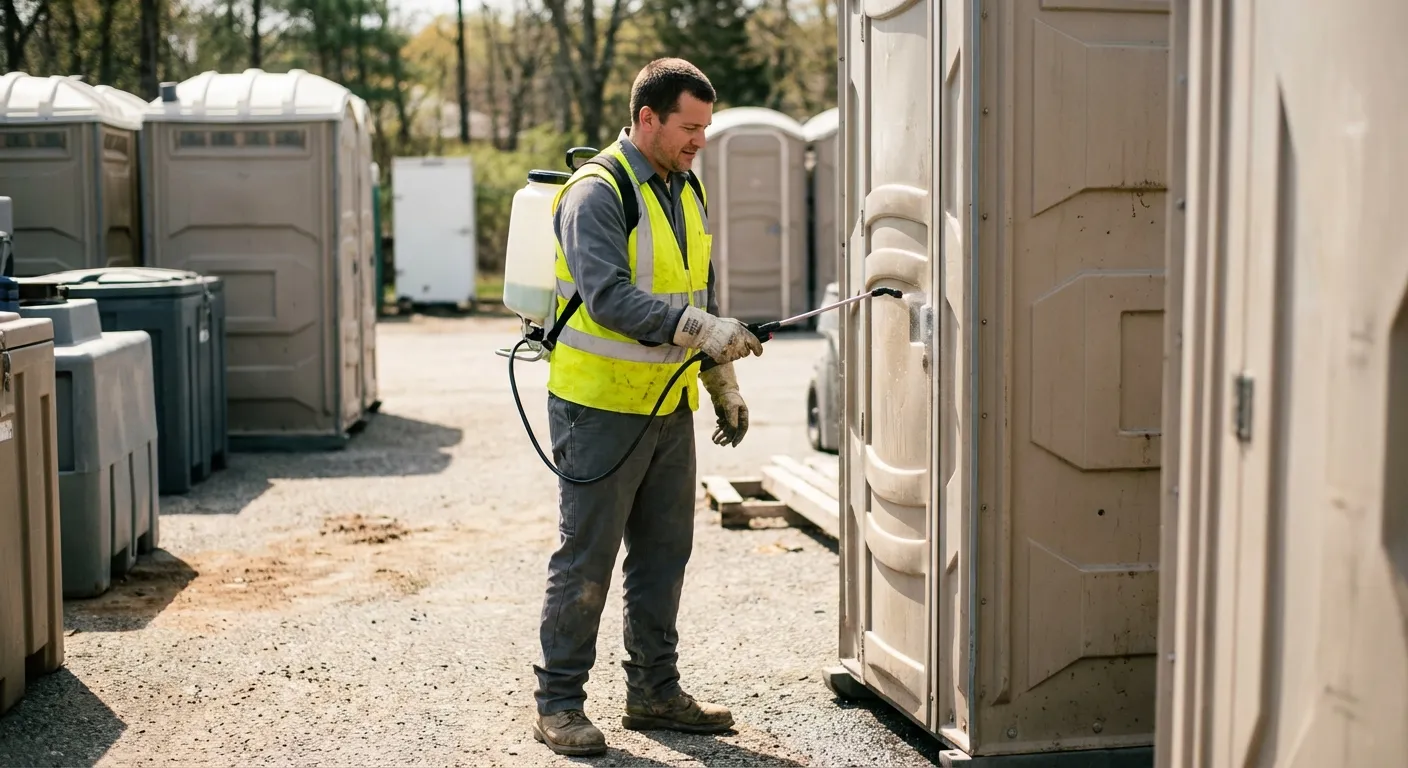 Sanitation safety protocols and portable restroom rental in Merced, CA