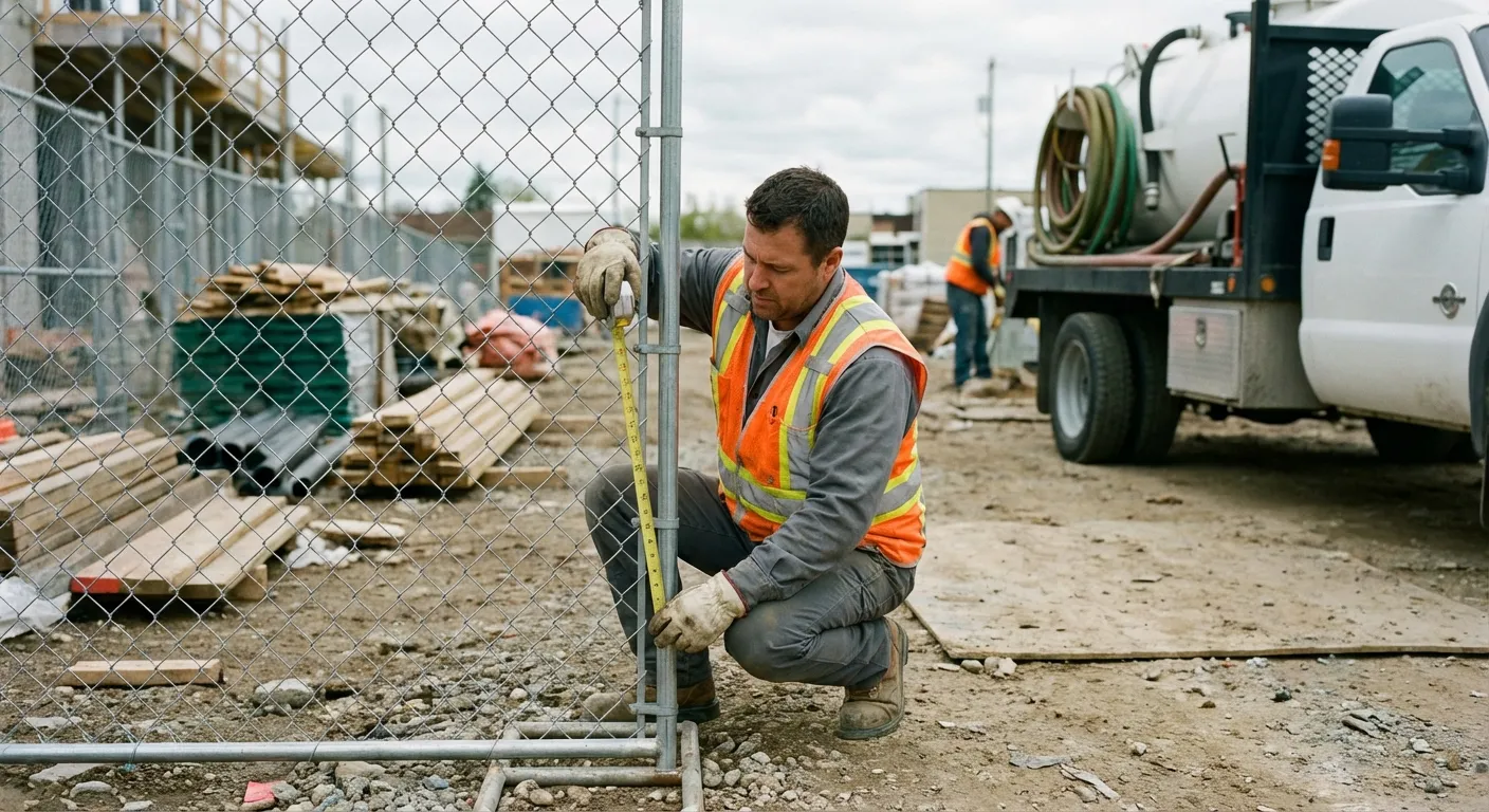 Portable toilet site planning and placement logistics in Merced, CA