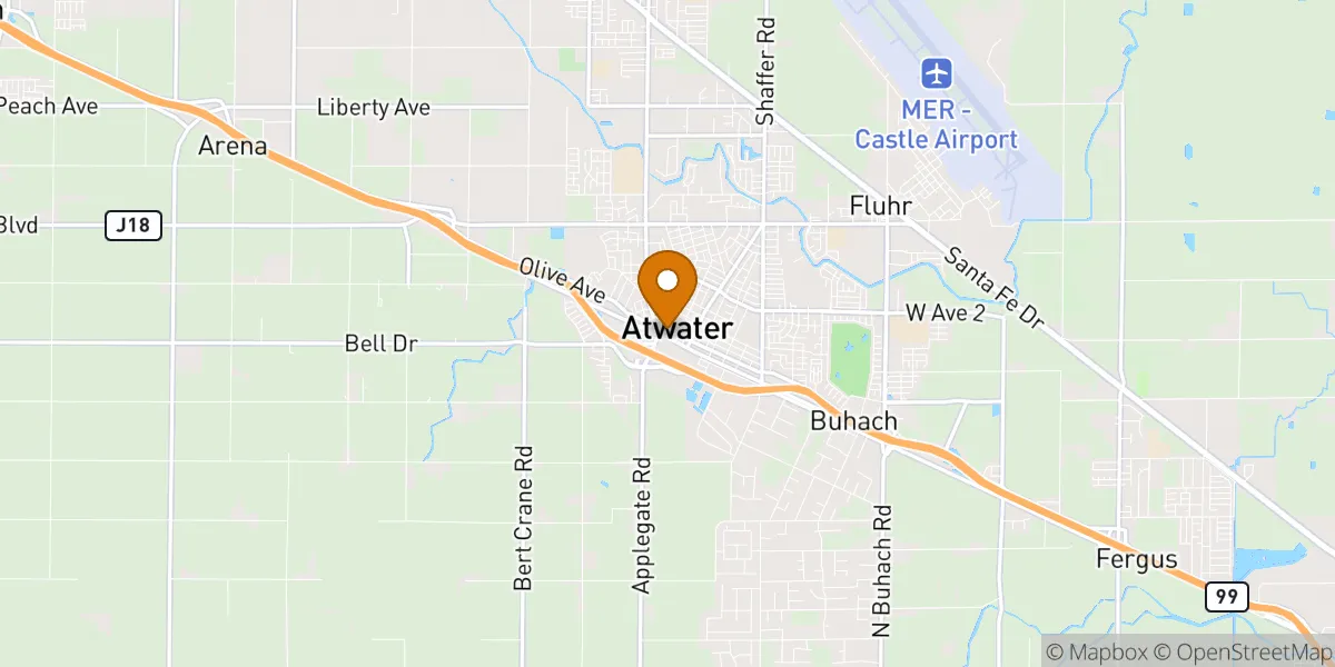 neighborhood map neighborhood map in Merced, CA