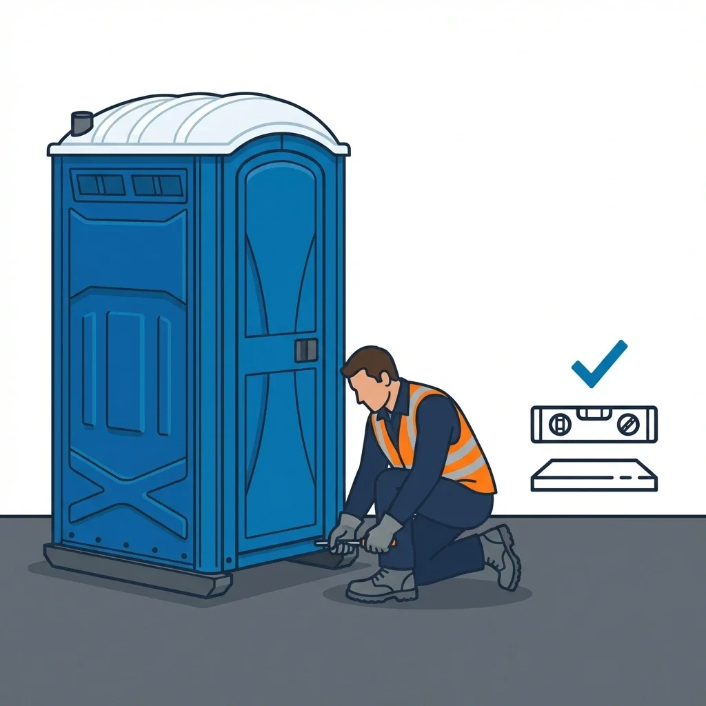 Infographic detailing flat floor entry safety indicators and symptoms in Merced, CA